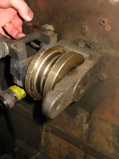 Closeup of undercarriage