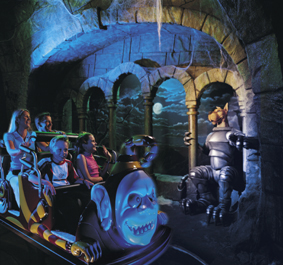 Scooby doo haunted mansion ride