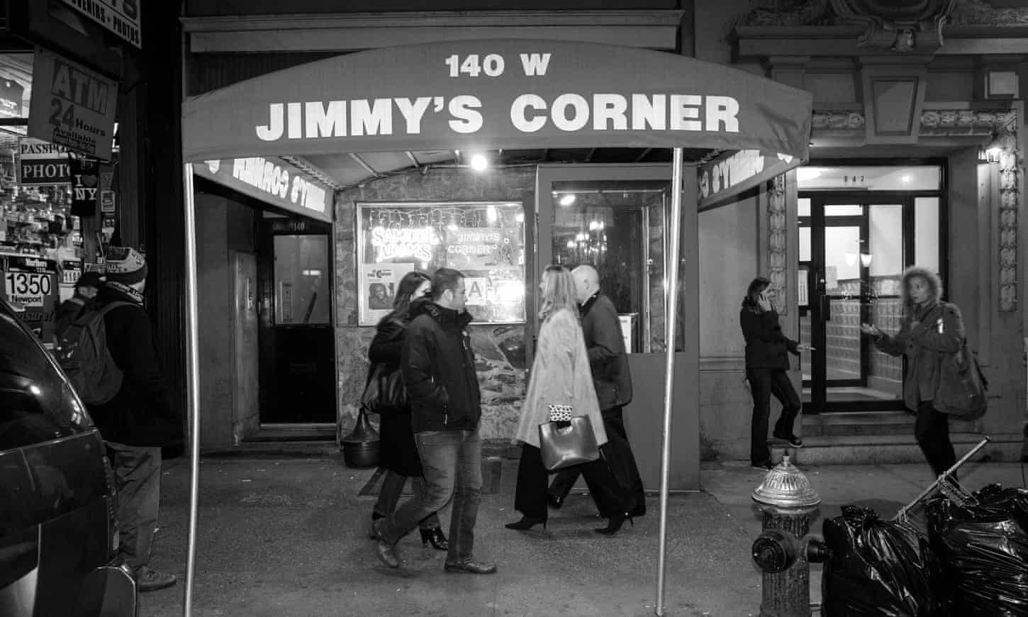 Jimmy's Corner exterior black and white