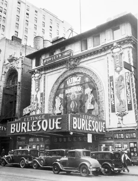 The Marquee and façade of the Eltinge Theatre