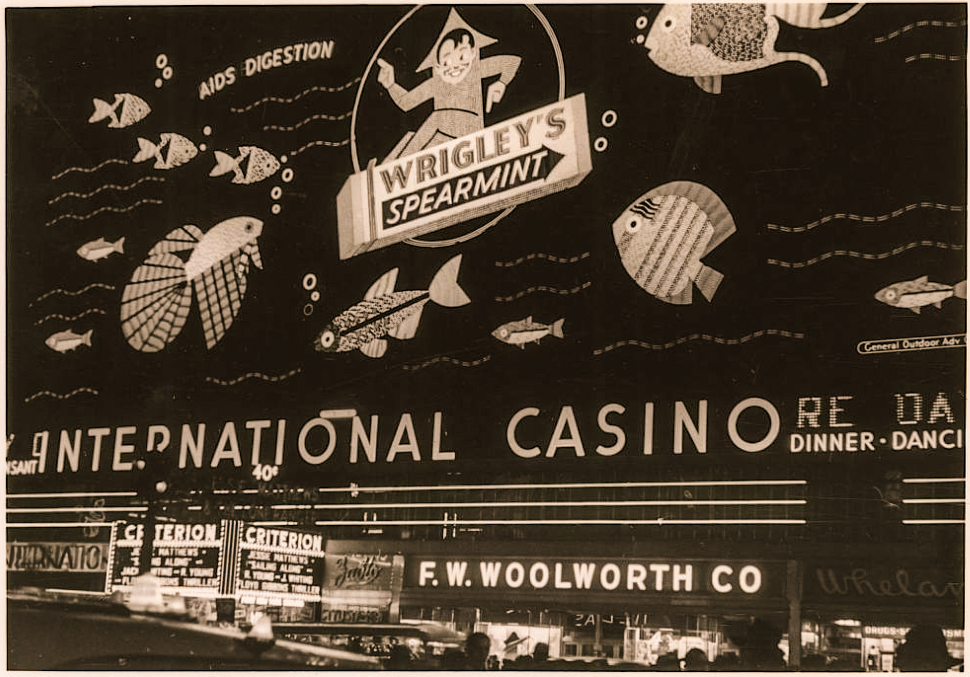 International Casino interior showing 1930s glamour