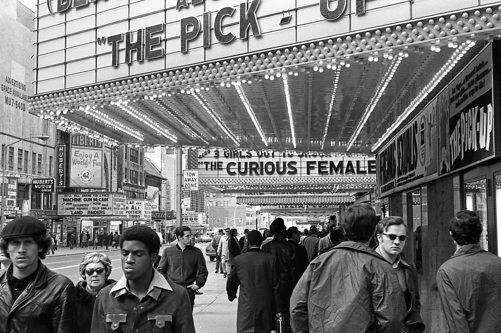 42nd Street in 1970 showing movie theaters