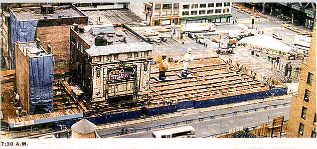Tracking the Empire Theatre's move