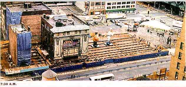 Preparation of the building